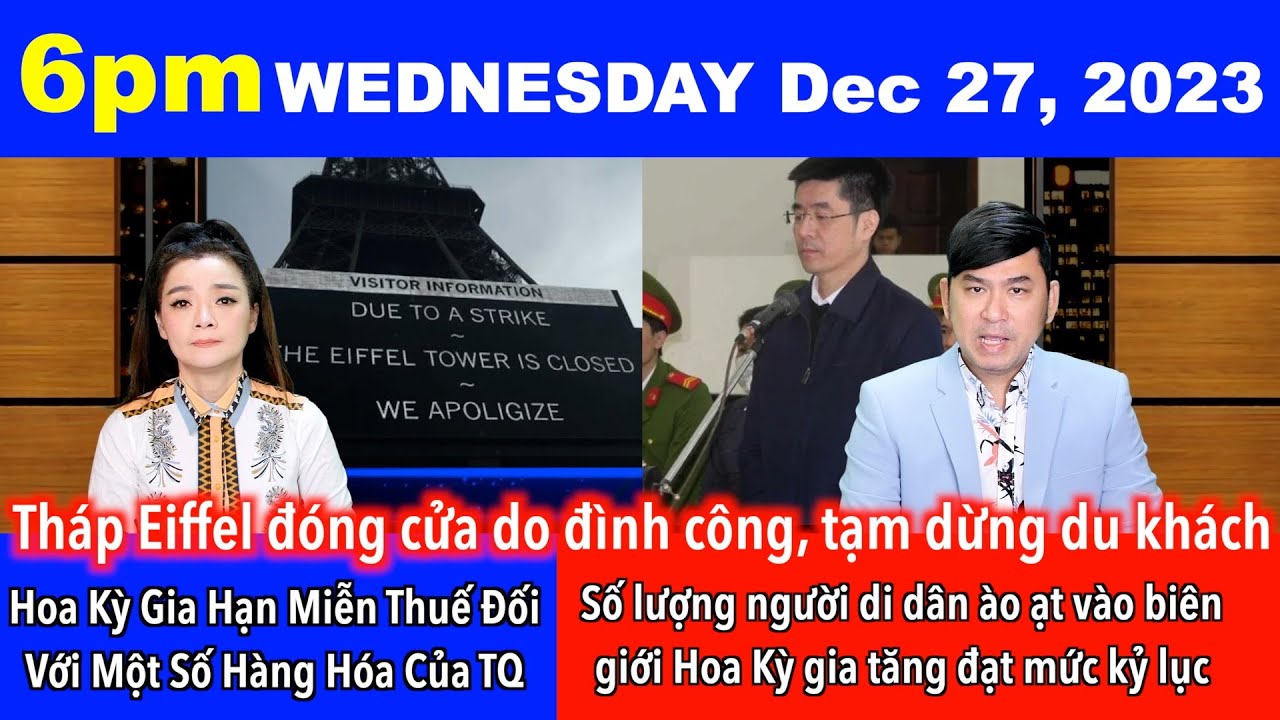 🇺🇸Dec 27, 2023 Nộp $775,257 vụ ‘chuyến bay giải cứu’: Hoàng Văn Hưng từ chung thân còn 20 năm tù