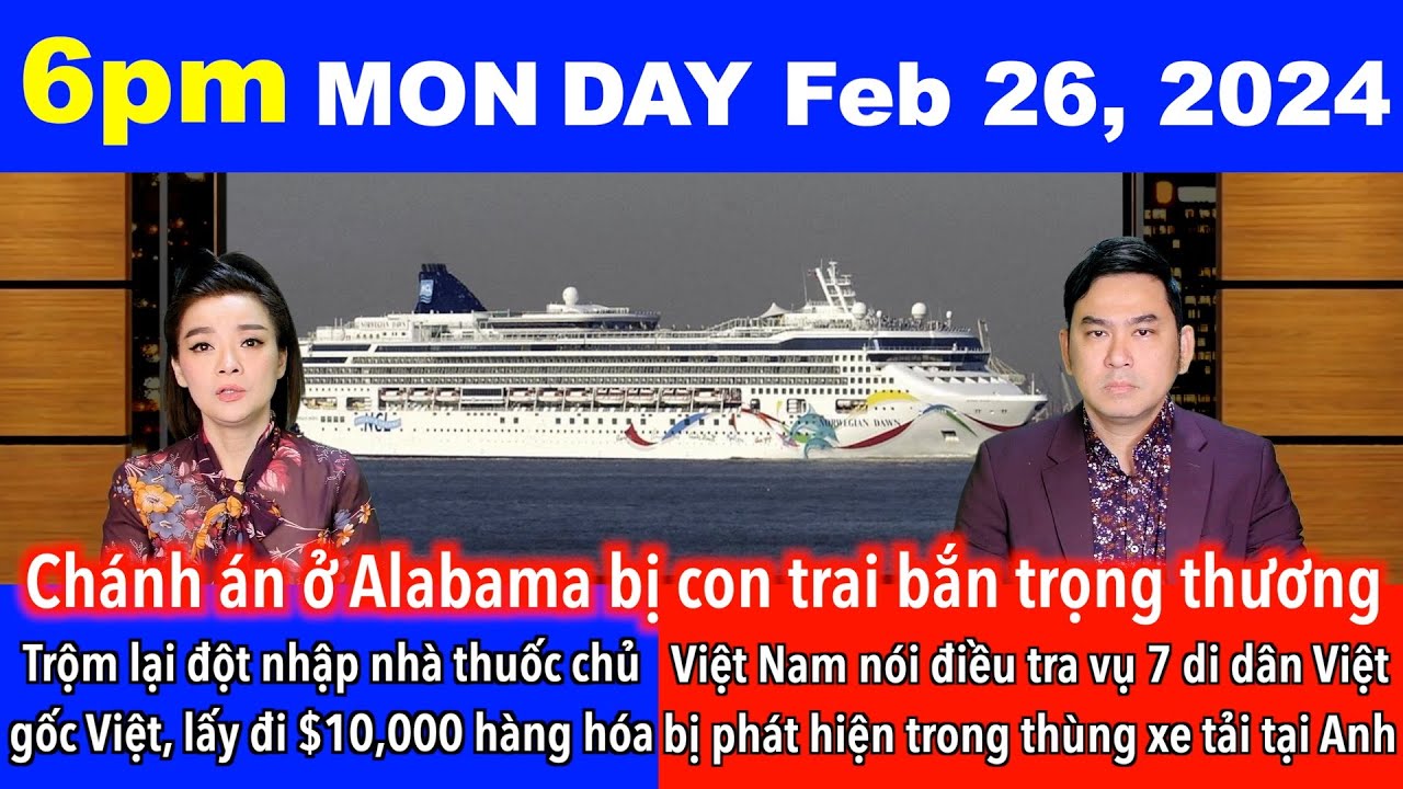 🇺🇸Feb 26, 2024 Du thuyền chở 3.000 người lênh đênh trên biển, không quốc gia nào cho cập bến