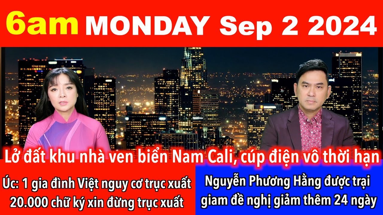 🇺🇸Sep 2, 2024 Lở đất khu nhà ven biển đắt tiền ở Nam California, cúp điện vô thời hạn