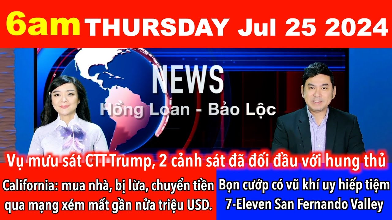 🇺🇸Jul 25, 2024 Cảnh sát tiểu bang xác nhận đã đối đầu hung thủ nhưng sau đó đã rút lui vì bị đe dọa