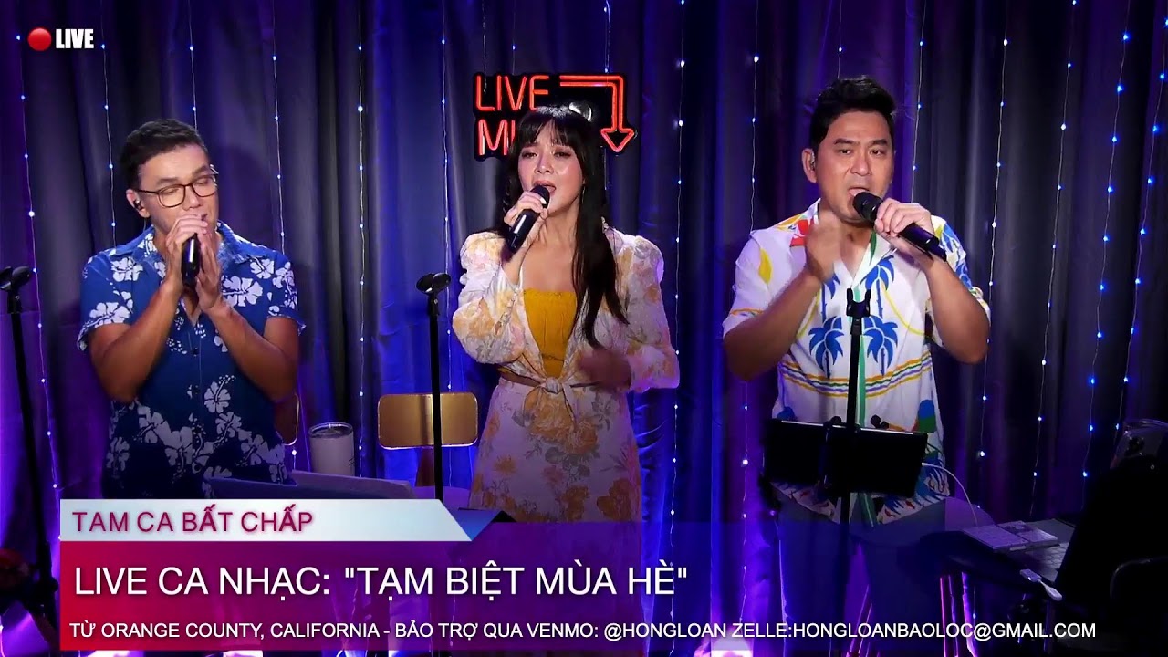 AUG 30, 2024 @6PM: LIVE CA NHẠC: "TẠM BIỆT MÙA HÈ"