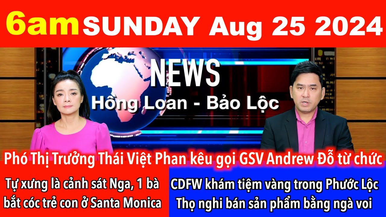 🇺🇸Aug 25, 2024 Tiệm vàng trong Phước Lộc Thọ bị khám xét vì tình nghi bán sản phẩm bằng ngà voi