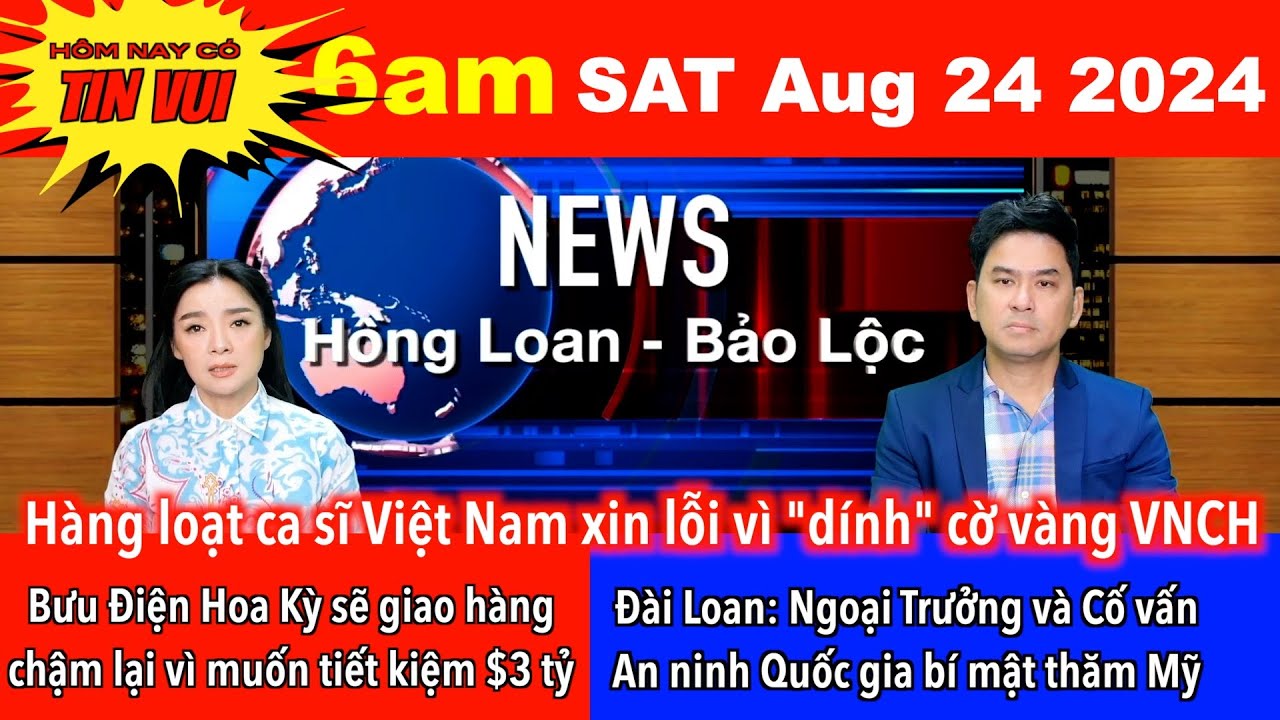 🇺🇸Aug 24, 2024 Hàng loạt ca sĩ Việt Nam xin lỗi vì “dính” cờ vàng VNCH