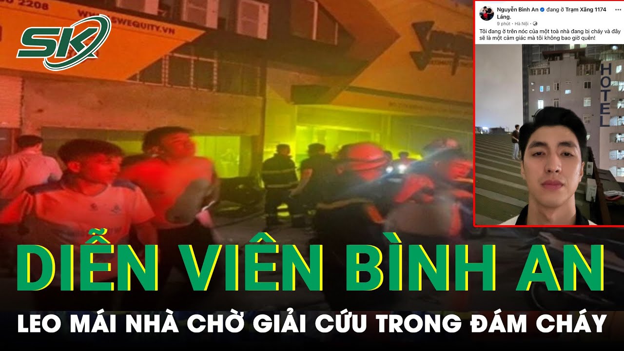 Cảnh Sát Phá Cửa, Giải Cứu Diễn Viên Bình An Và 50 Người Mắc Kẹt Trong Đám Cháy Phòng Gym Ở Hà Nội