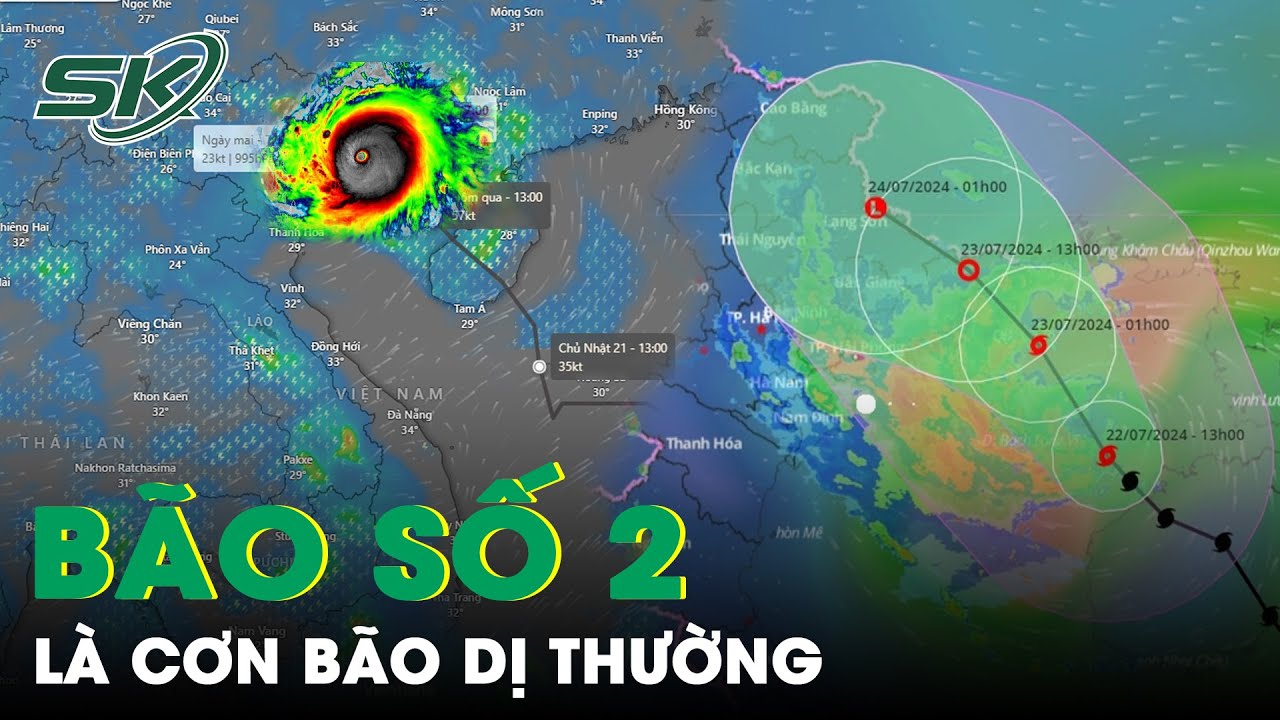 Bão Số 2 Tăng Cấp Nhanh Dị Thường, Quảng Ninh Báo Cáo Nhanh Thiệt Hại | SKĐS