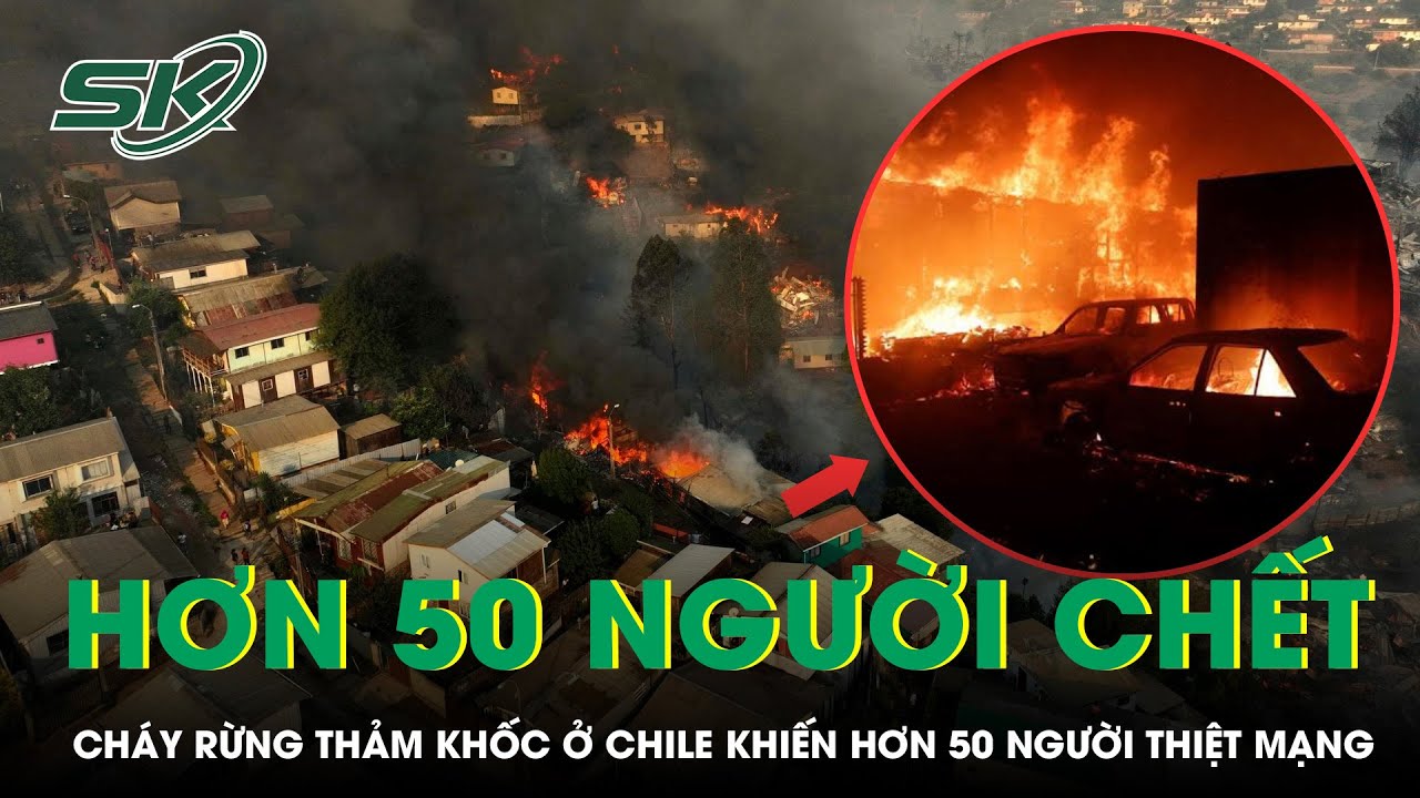 Cháy Rừng Thảm Khốc Khiến Hơn 50 Người Thiệt Mạng, Chile Ban Bố Tình Trạng Khẩn Cấp | SKĐS