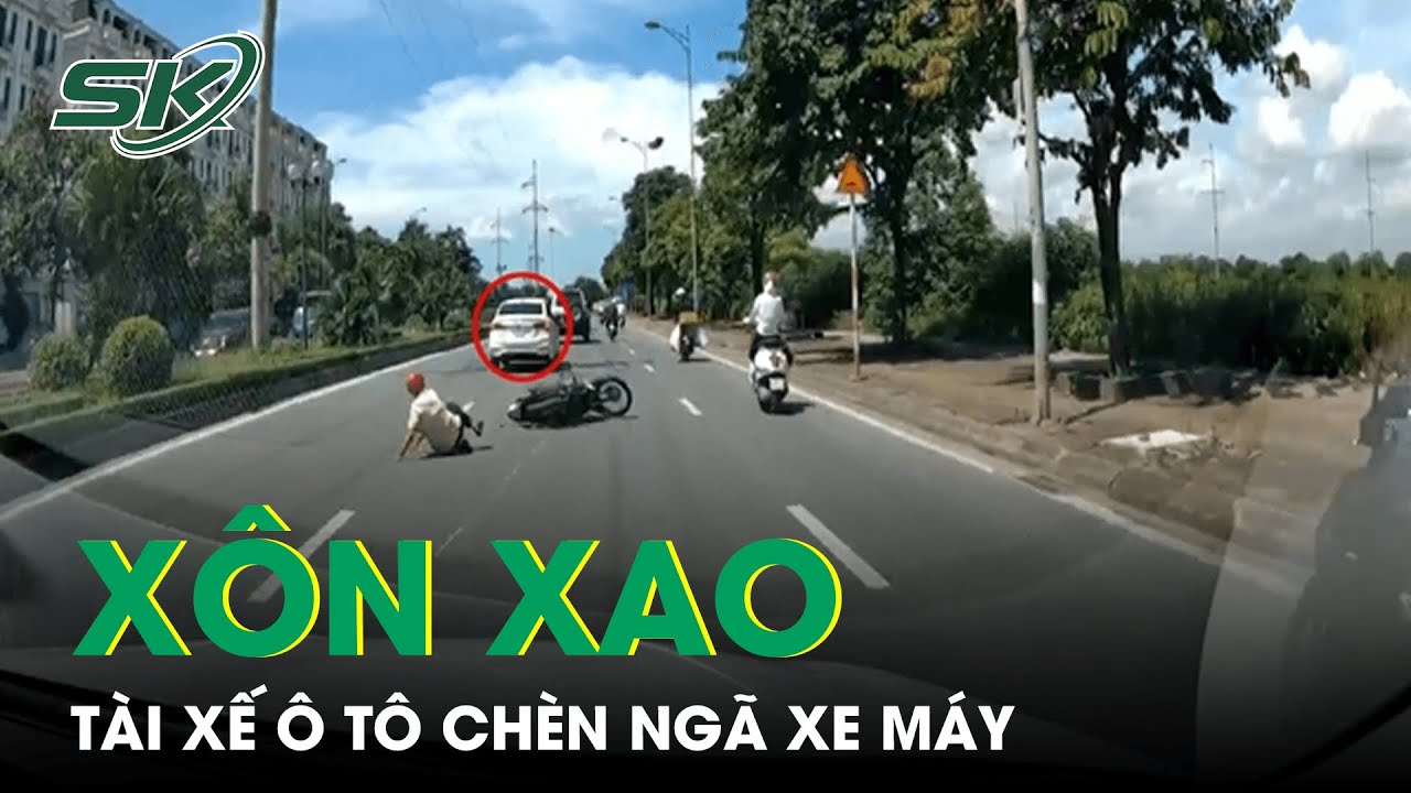 Xôn Xao Clip Tài Xế Ô Tô Bị Tình Nghi Chèn Ngã Người Đi Xe Máy Rồi Bỏ Chạy Ở Hà Nội | SKĐS