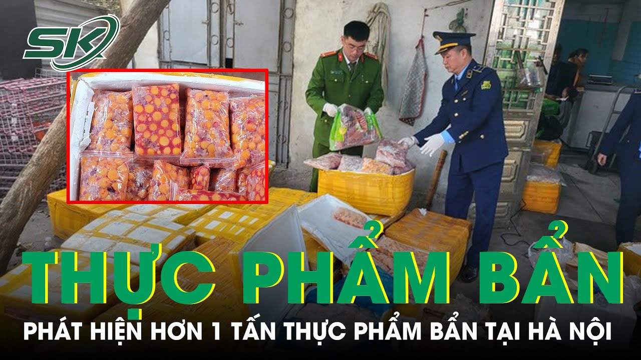 Phát Hiện Hơn 1 Tấn Thực Phẩm Bẩn Trong Kho Lạnh Giữa Cánh Đồng Tại Hà Nội | SKĐS