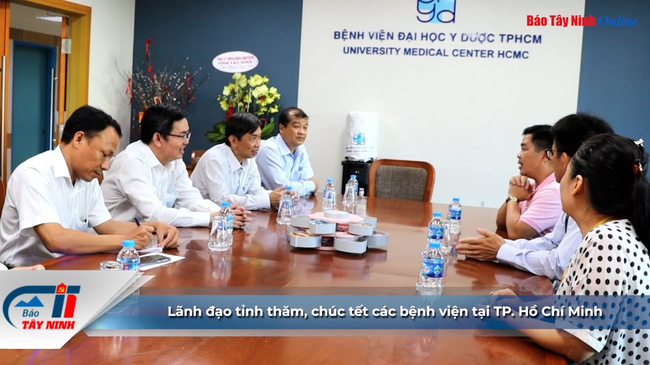 Lãnh đạo tỉnh thăm, chúc tết các bệnh viện tại TP  Hồ Chí Minh