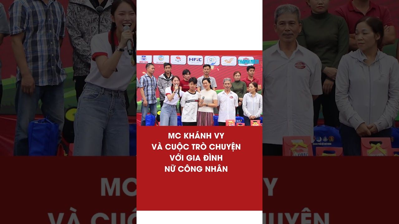 Cuộc trò chuyện cảm động giữa MC Khánh Vy và gia đình nữ công nhân nghèo trên chuyến xe về quê miễn