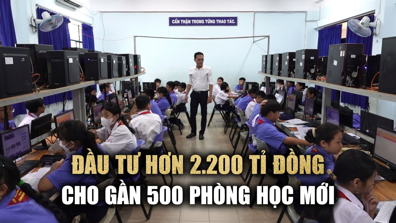 Năm học mới tại TP.HCM: Đầu tư hơn 2.200 tỉ đồng cho gần 500 phòng học mới