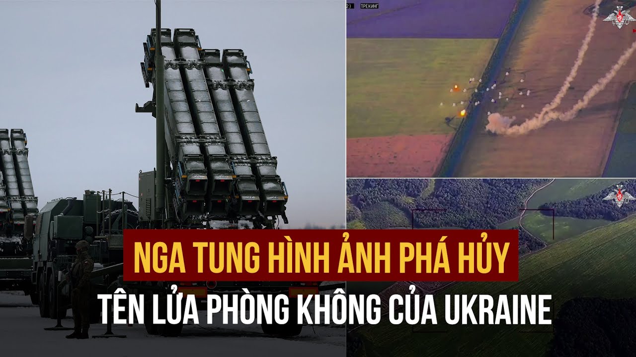 Nga tung hình ảnh phá hủy thêm tên lửa phòng không Patriot, IRIS-T của Ukraine