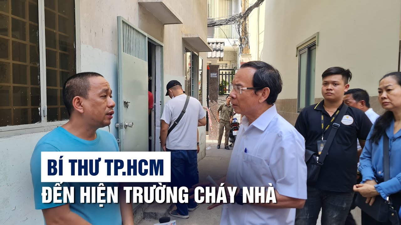 Bí thư Nguyễn Văn Nên thăm hỏi gia đình nạn nhân cháy nhà 4 người tử vong