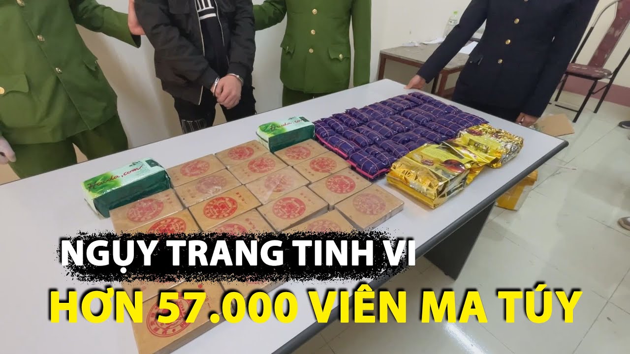 Ngụy trang ma túy gửi xe khách từ biên giới về Hà Nội