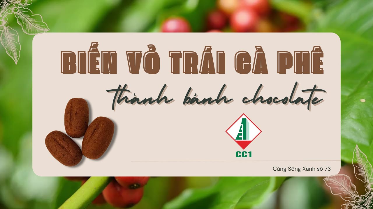 Cùng sống xanh số 73: Biến vỏ hạt cà phê thành bánh chocolate