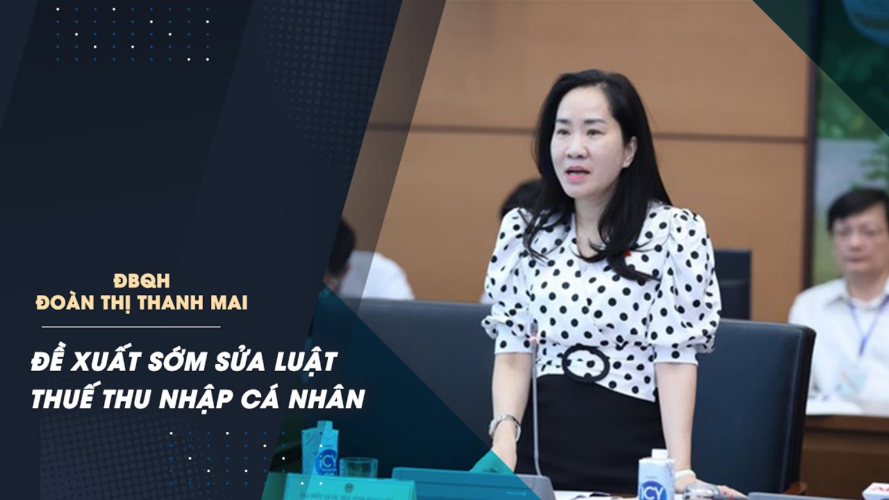 Đại biểu Đoàn Thị Thanh Mai: "Đặc biệt đề nghị sớm sửa đổi Luật Thuế thu nhập cá nhân"