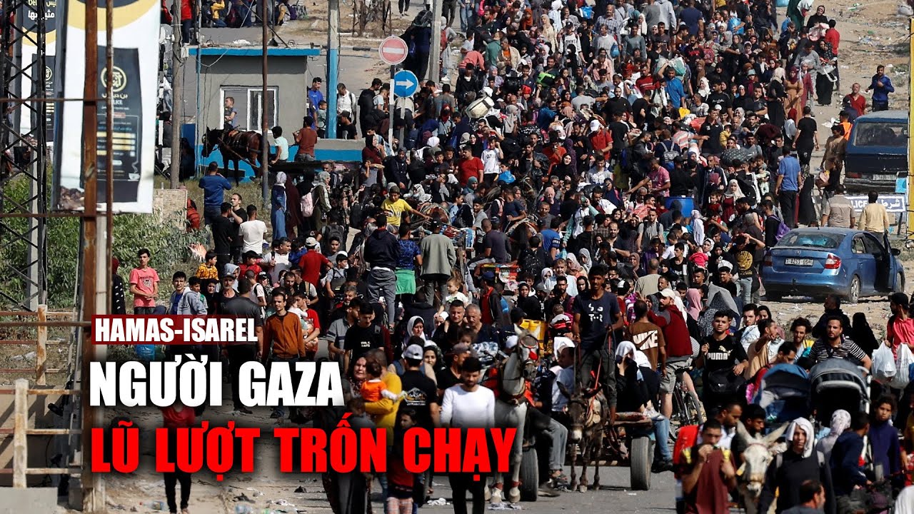 Người Gaza lũ lượt trốn chạy "cái chết và sự hủy diệt" khi Israel tấn công