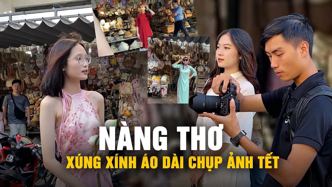 Ngắm "nàng thơ" Đà Nẵng xúng xính áo dài chụp ảnh tết