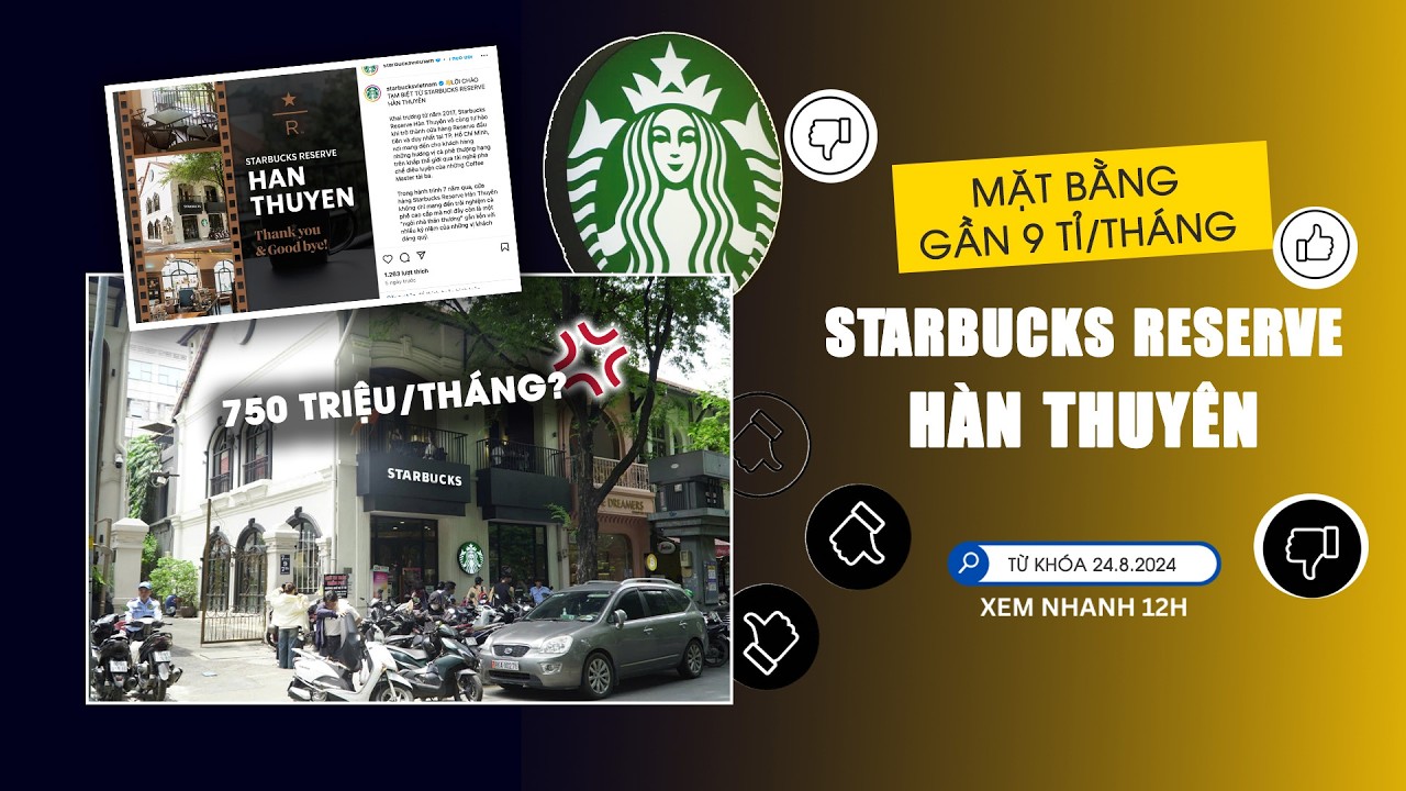 Choáng với giá thuê mặt bằng Starbucks Reserve Hàn Thuyên gần 9 tỉ/năm