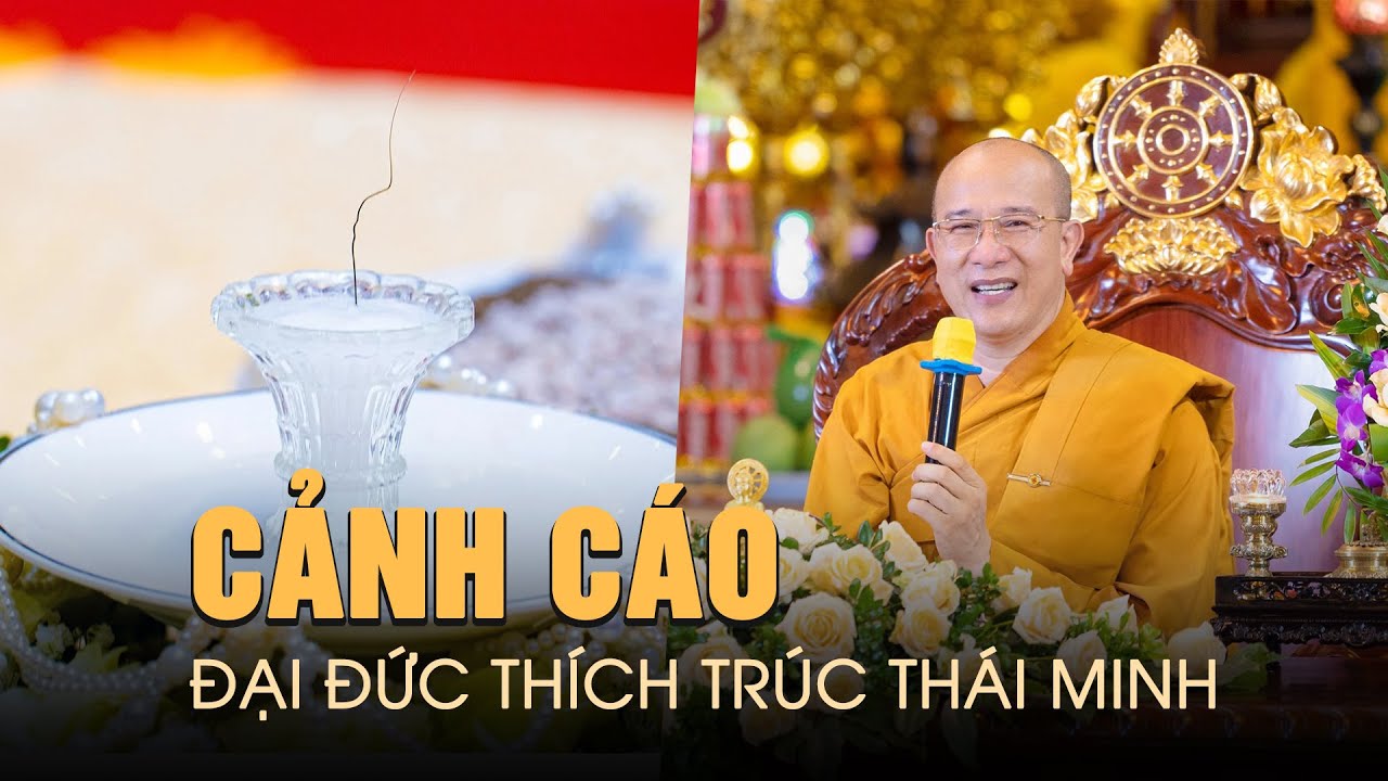 Đại đức Thích Trúc Thái Minh bị cảnh cáo