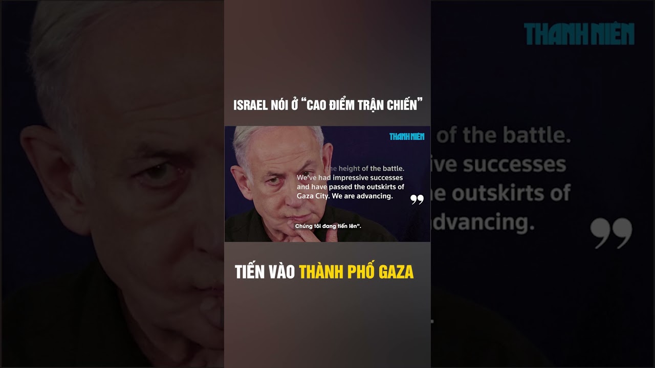 Israel nói ở "cao điểm trận chiến", bao vây tiến vào thành phố Gaza #shorts