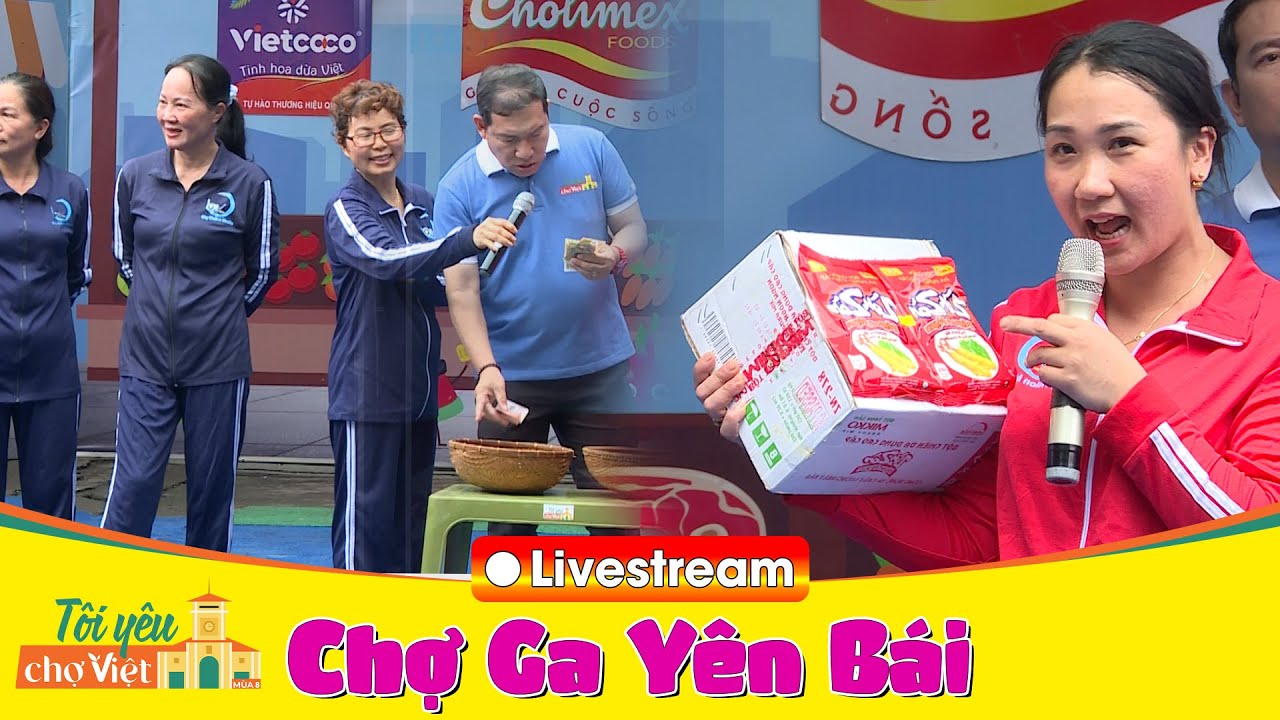 Đội xanh hay đội đỏ sẽ là thánh livestream tại chợ Yên Bái?