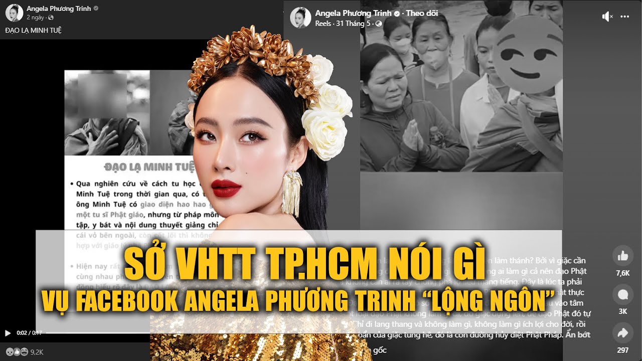 Sở VHTT TP.HCM nói gì vụ tài khoản Angela Phương Trinh đăng bài 'lộng ngôn'?