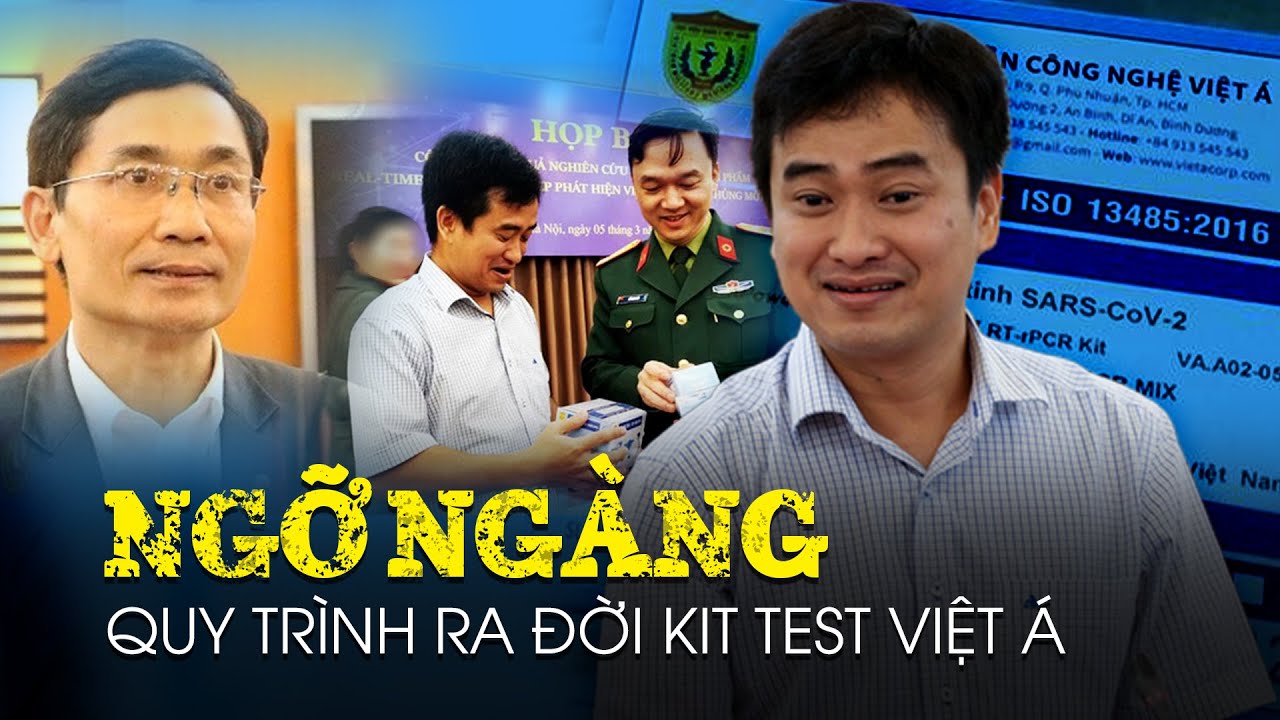 Giật mình với quy trình "ra đời" của kit test Việt Á