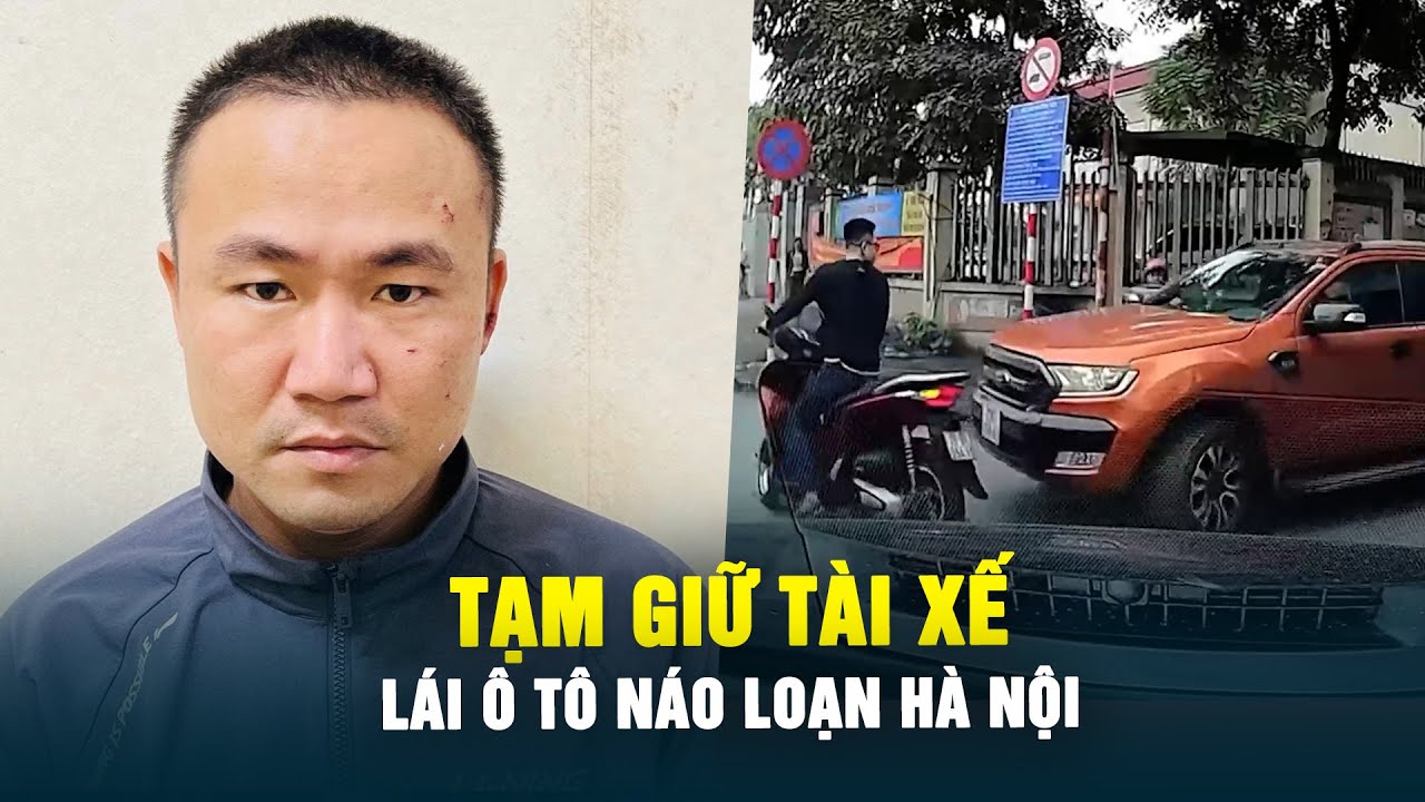 Tạm giữ tài xế vi phạm bỏ chạy gây hàng loạt vụ tai nạn ở Hà Nội