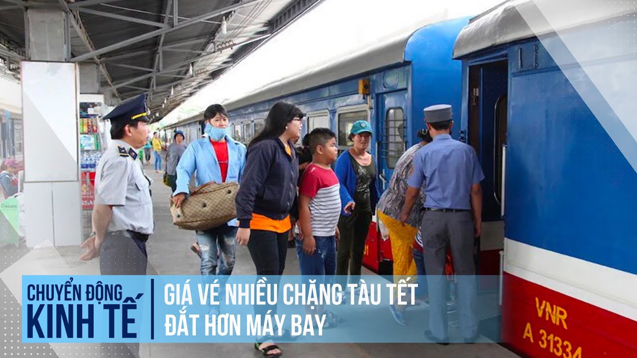 Giá vé nhiều chặng tàu tết còn đắt hơn máy bay | Chuyển động kinh tế