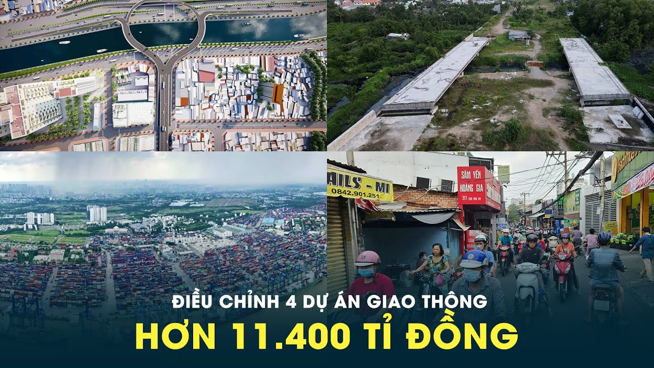 TP.HCM điều chỉnh 4 dự án giao thông với số vốn hơn 11.400 tỉ đồng