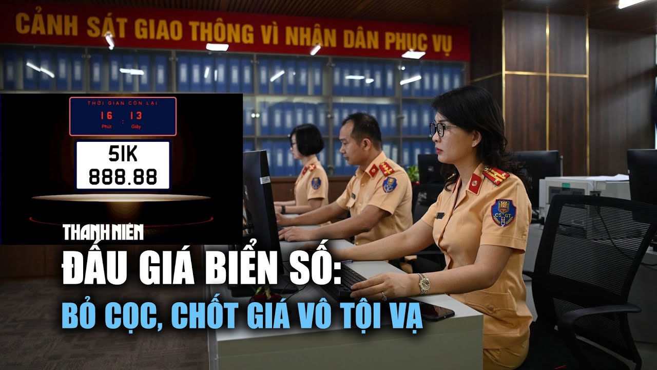 Đấu giá biển số: Làm sao ngăn chặn bỏ cọc, chốt giá “vô tội vạ”?