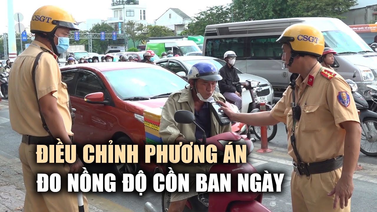 CSGT TP.HCM điều chỉnh phương án đo nồng độ cồn ban ngày