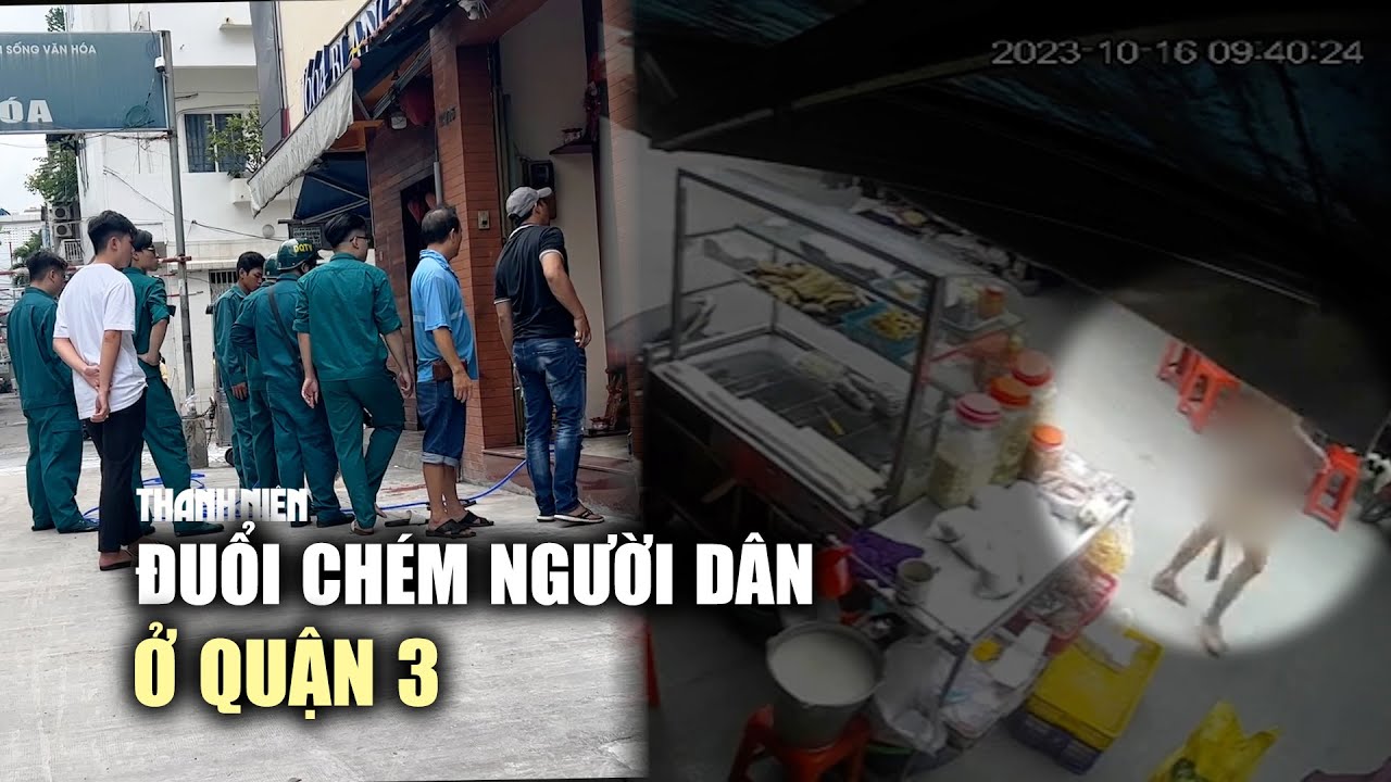 Lộ diện người nghi ngáo đá cầm dao đuổi chém người dân ở quận 3