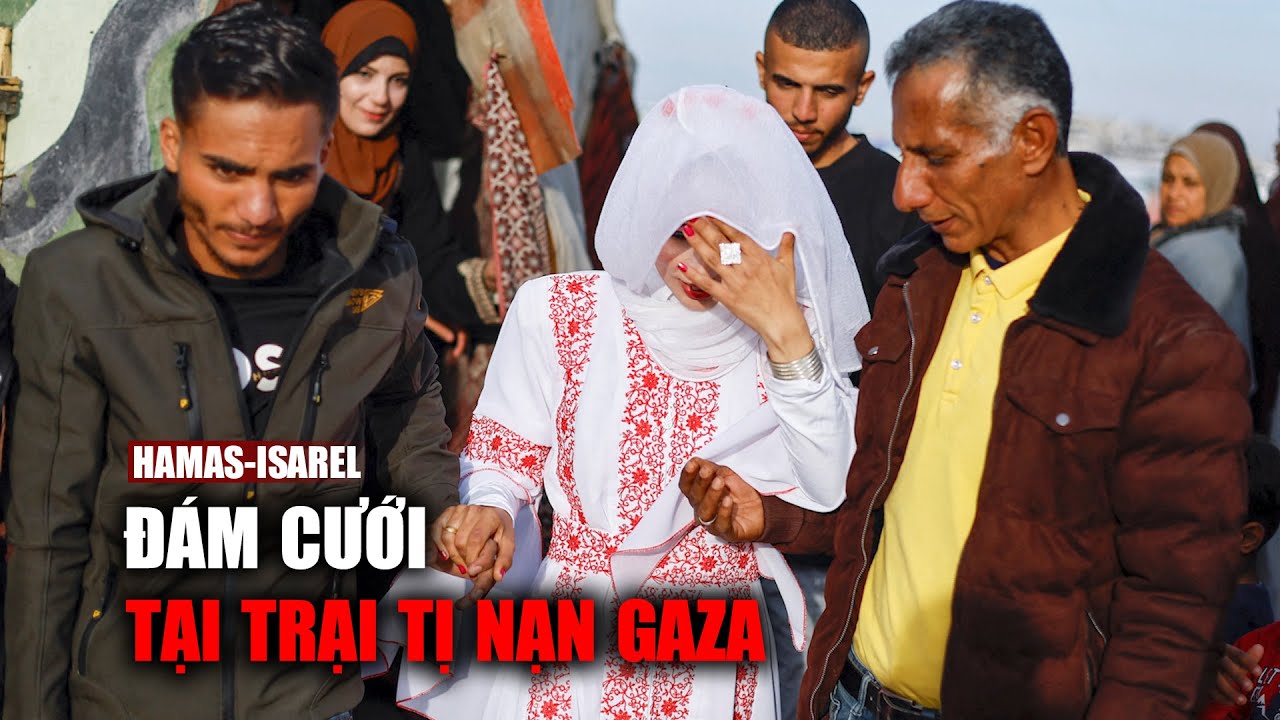 Đám cưới tại trại tị nạn Gaza: Hạnh phúc không trọn vẹn