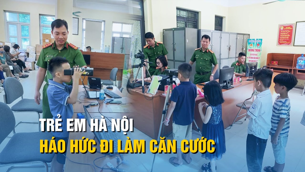 Ngày đầu cấp thẻ căn cước: Trẻ em Hà Nội háo hức đi làm thủ tục