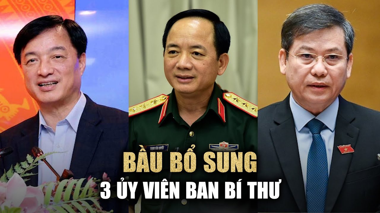 Các ông Nguyễn Duy Ngọc, Trịnh Văn Quyết, Lê Minh Trí được bầu vào Ban Bí thư