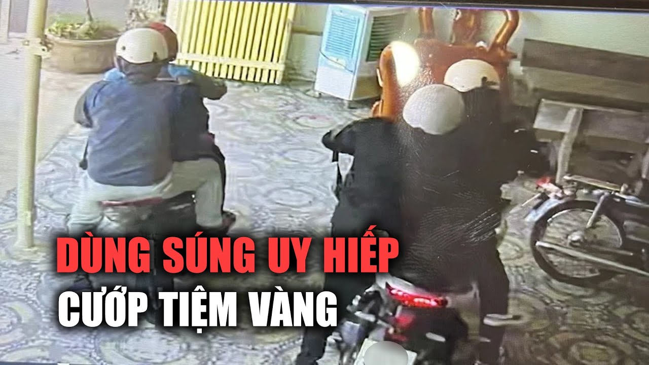 Truy bắt 4 nghi phạm cướp tiệm vàng ở Bình Dương