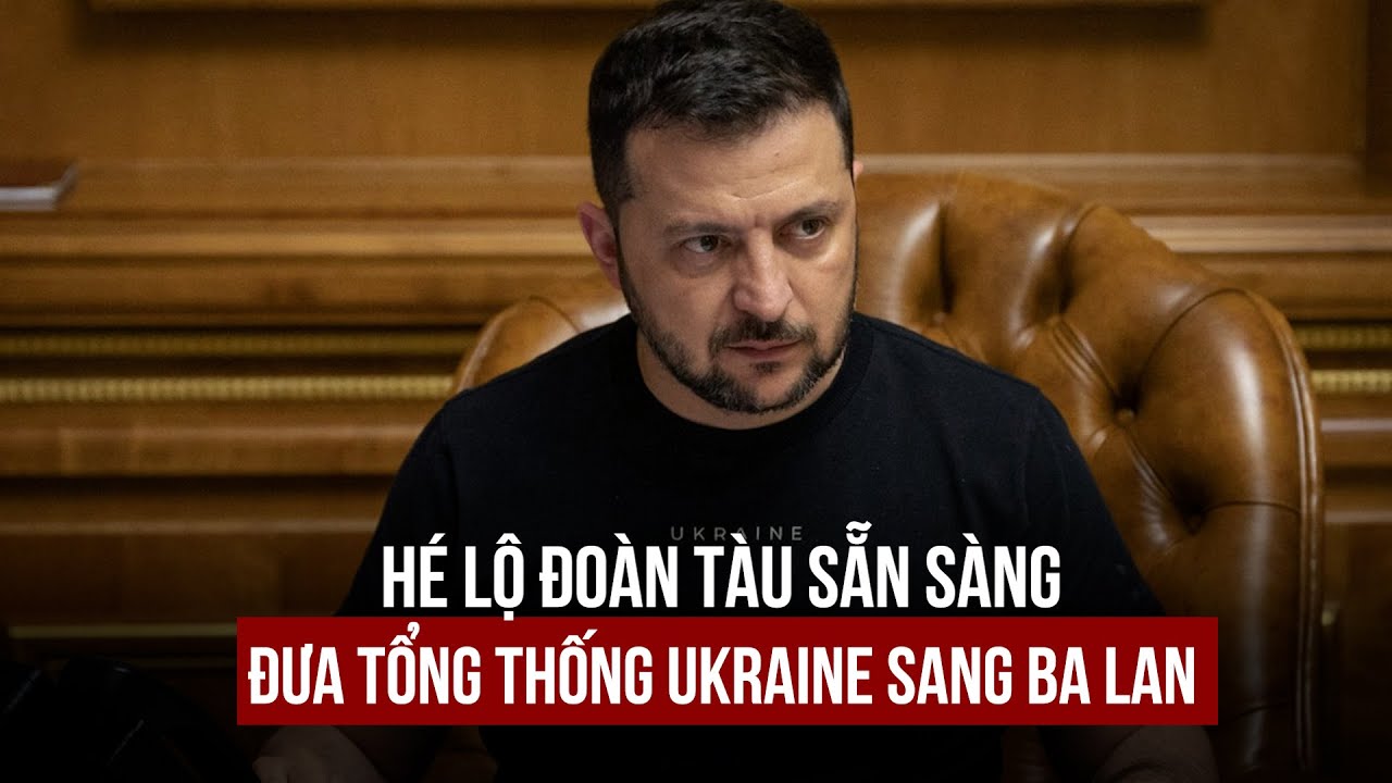 Hé lộ đoàn tàu sẵn sàng đưa Tổng thống Ukraine sang Ba Lan những ngày nguy biến