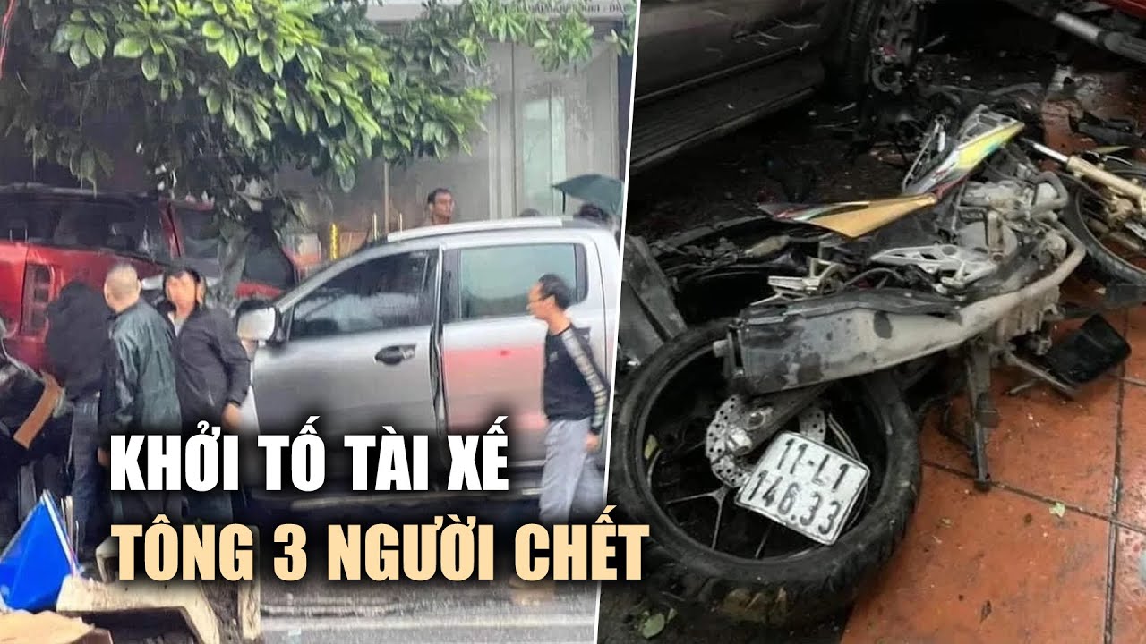 Khởi tố tài xế xe bán tải tông 3 người chết ở Quảng Ninh