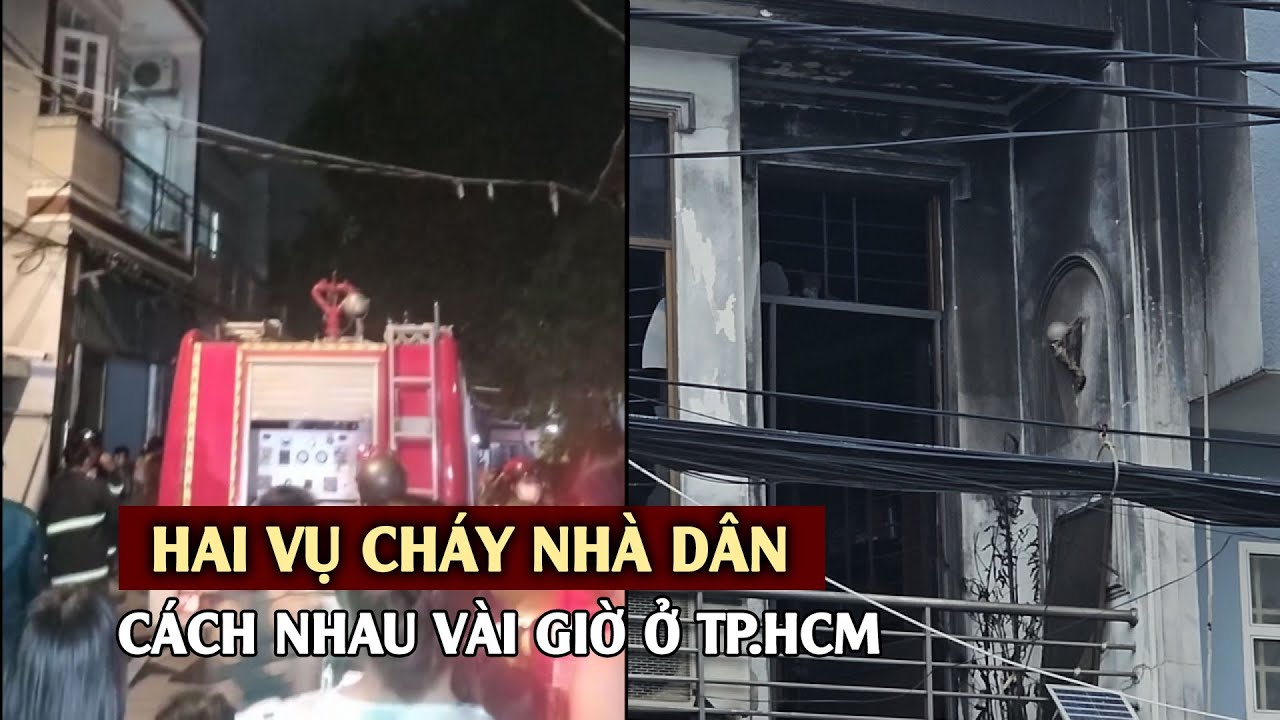 Hai vụ cháy cách nhau vài giờ ở TP.HCM: Xe tải tông cửa nhà dân cứu 4 người mắc kẹt