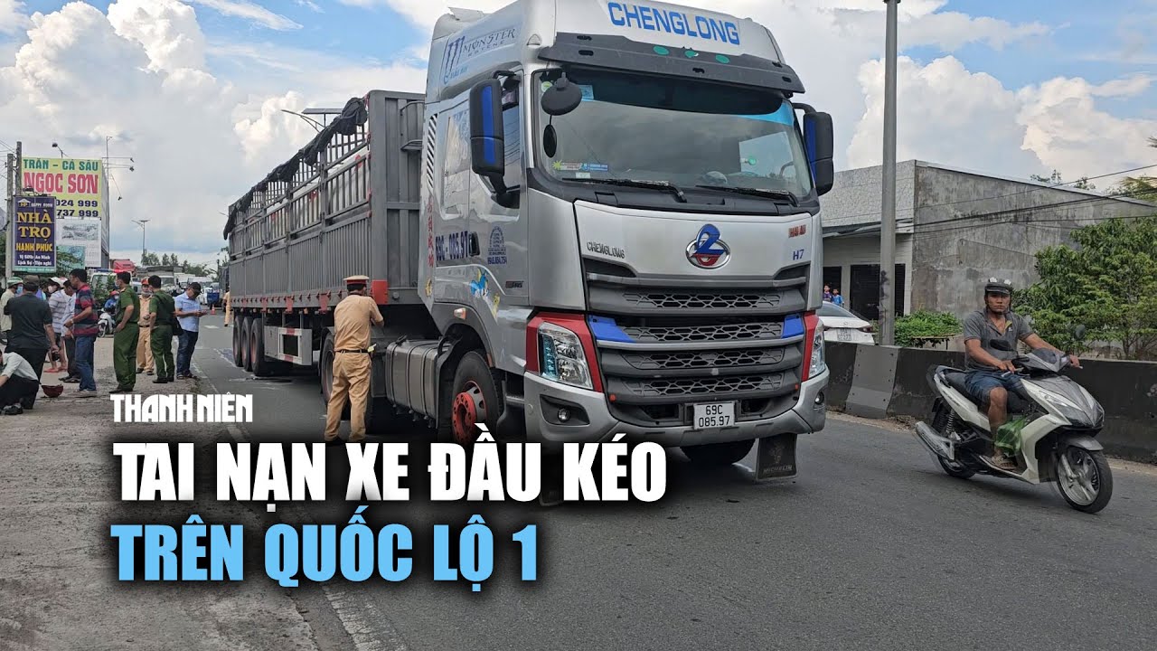 Quốc lộ 1 ùn ứ kéo dài vì tai nạn chết người ở Vĩnh Long