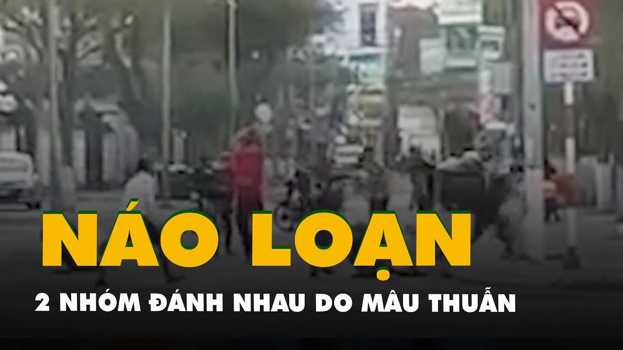 Hai nhóm đánh nhau gây náo loạn đường phố vì mâu thuẫn trong lúc thả diều