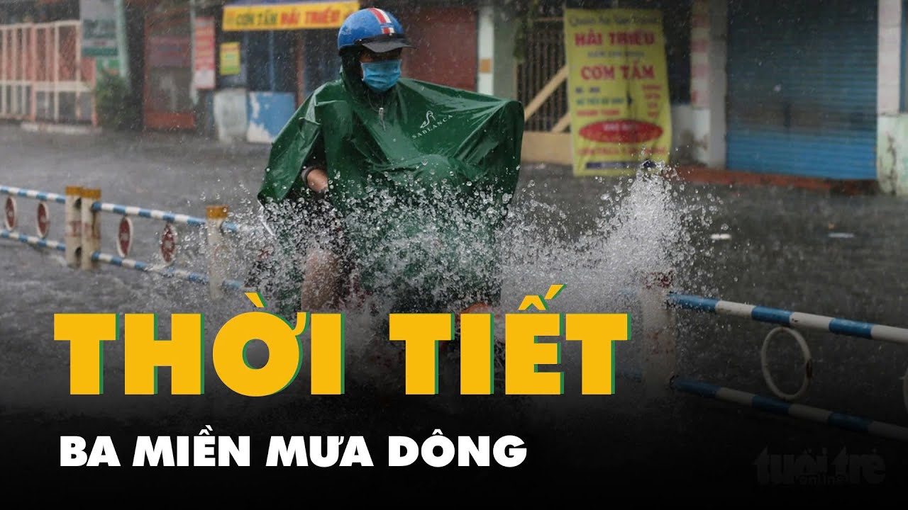 Dự báo thời tiết từ 1 đến 7-9: Ba miền mưa dông