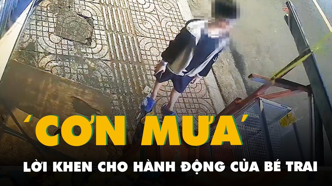 Mưa lời khen cho hành động của bé trai khi thấy điện thoại để quên ở tiệm bánh