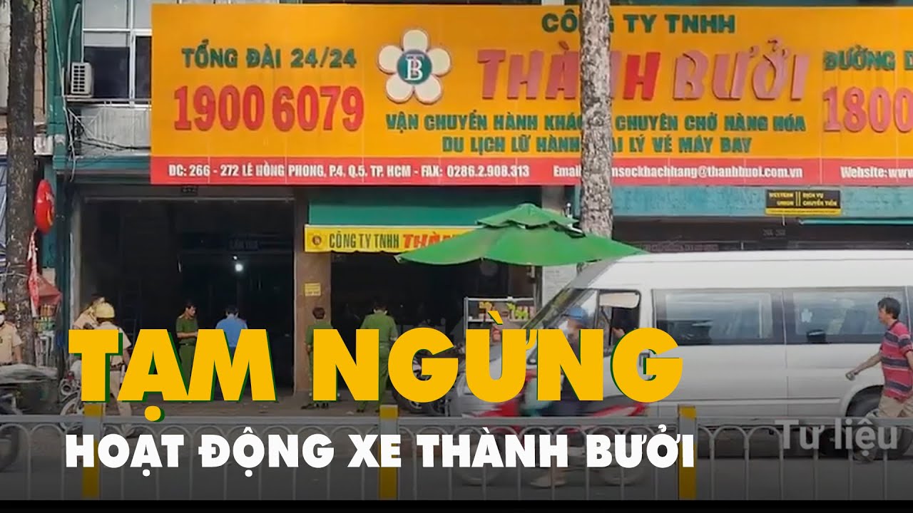 Xe Thành Bưởi tạm ngưng chở khách tất cả các tuyến từ 29-10