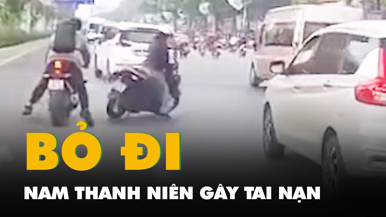 Nam thanh niên lái mô tô gây tai nạn rồi bỏ đi đã làm việc với cảnh sát giao thông