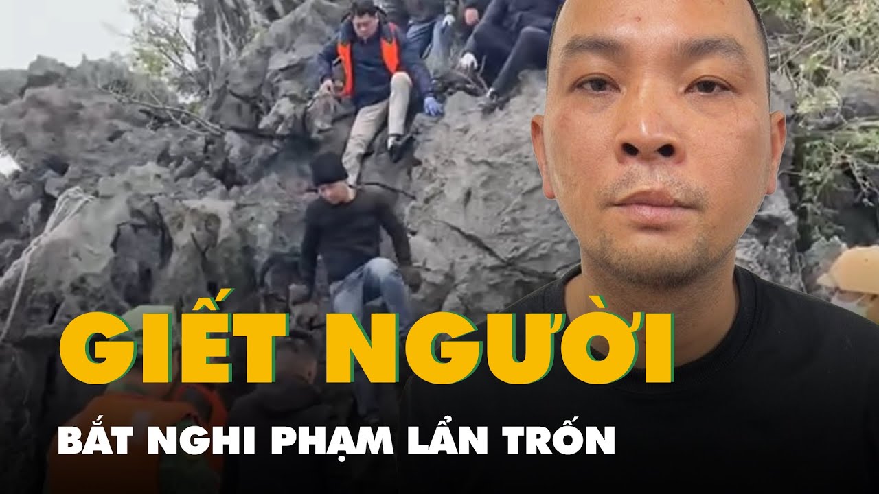 Bắt nghi phạm giết người, lẩn trốn trên núi đá ngoài biển