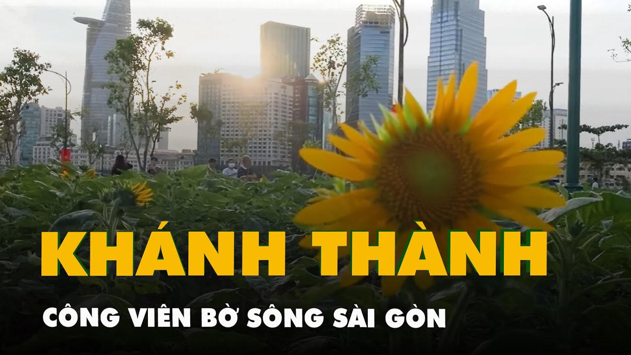 Khánh thành công viên bờ sông Sài Gòn rộng 20ha, có cánh đồng hướng dương