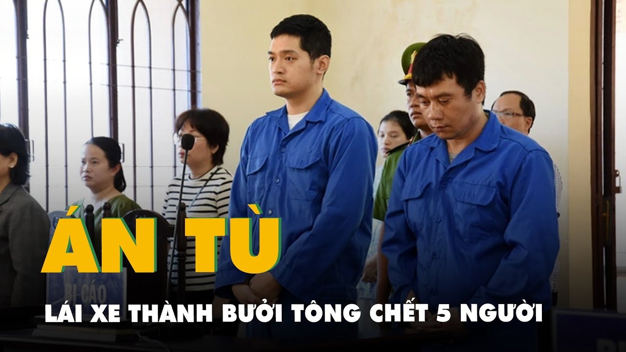 Vụ xe Thành Bưởi vượt trái tông chết 5 người: Tài xế lãnh 11 năm 6 tháng tù